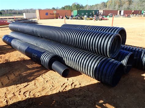 MISC SIZE CORRUGATED PLASTIC PIPE (B-9)