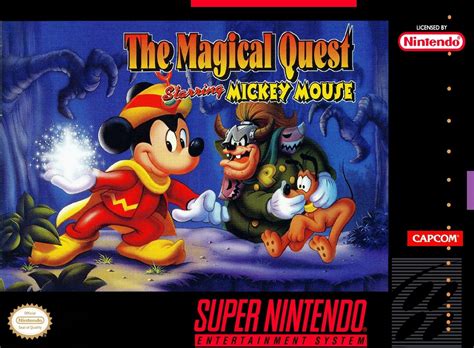 Magical Quest Starring Mickey Mouse SNES Super Nintendo