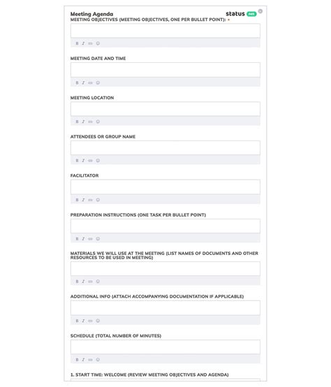 How to Write Agendas for 8 Types of Meetings [The Complete List With ...