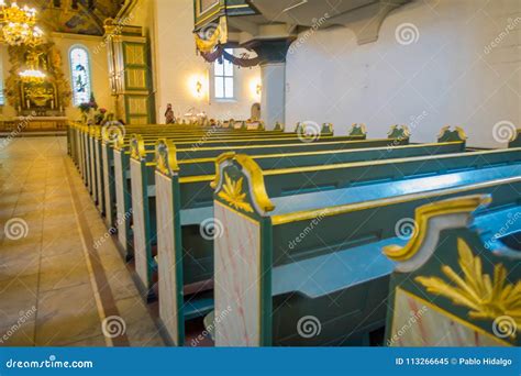 OSLO, NORWAY - MARCH, 26, 2018: Interior View of Blurred Image of ...