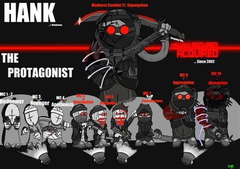 Madness Combat Hank Protagonist spotlight(fanart) by SiggyCutesyPoo on ...