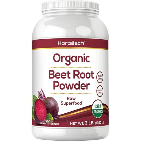 Organic Beet Root Powder | 3lb Bulk Supplement | Raw Superfood | Vegan, Non-GMO, Gluten Free ...