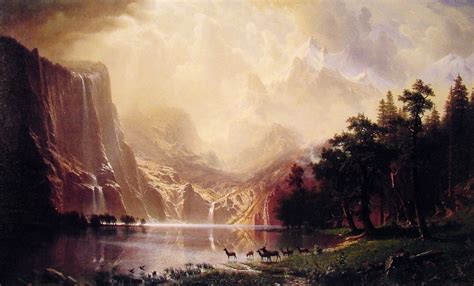 Among the Sierra Nevada Mountains, California, 1868 - Albert Bierstadt ...