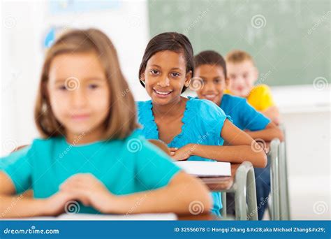 Primary students classroom stock photo. Image of diversity - 32556078