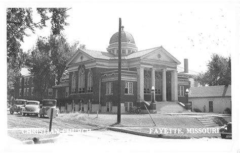 Fayette Missouri Christian Church Real Photo Antique Postcard K55325 ...