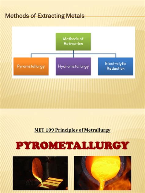 Topic 4 Pyrometallurgy | PDF | Smelting | Steelmaking