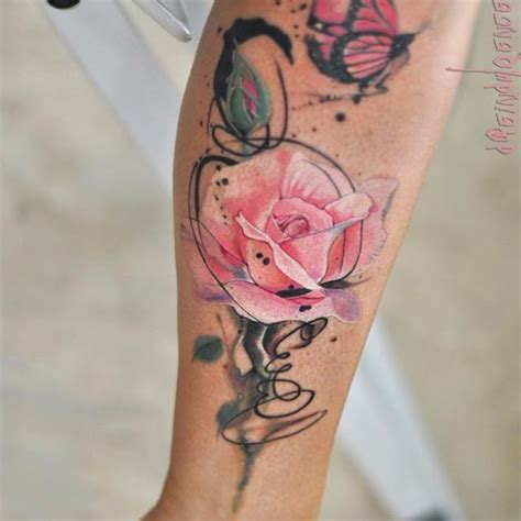 Watercolor tattoo - Flower watercolor tattoos - Mytattooland.com... - TattooViral.com | Your ...