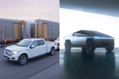 Tesla Cybertruck vs Ford F150 tug-of-war challenge - ElectricWhip