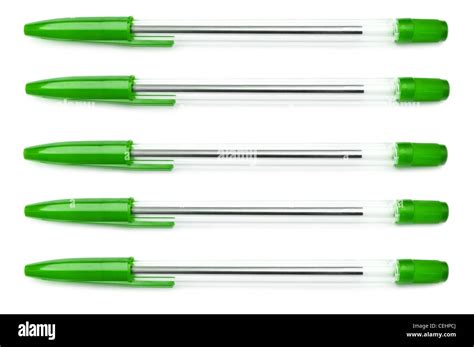 Green biro pens hi-res stock photography and images - Alamy