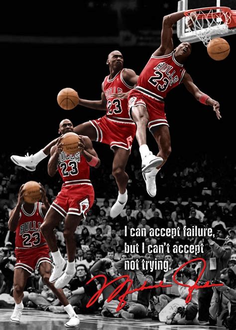 Basketball Discover Michael Jordan Dunk Metal Poster Print - SNB Studio ...