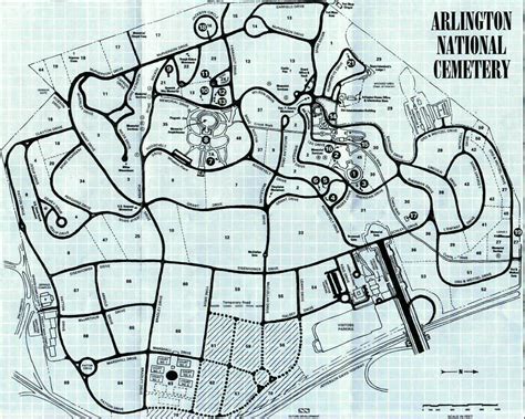 Map Of Arlington National Cemetery