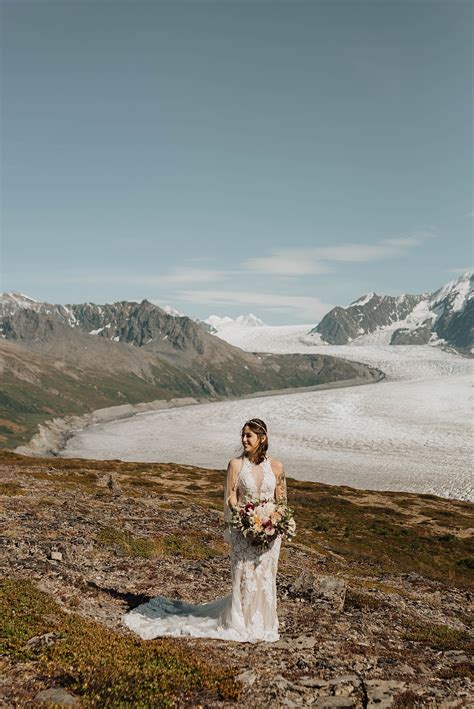 Intimate Alaska Helicopter Wedding — Theresa McDonald | Alaska Wedding ...