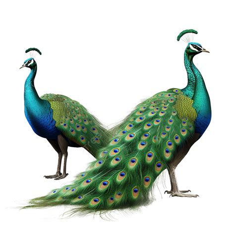 Pair Peacock Transparent Background, Peacock, Bird, Animal PNG Transparent Clipart Image and PSD ...