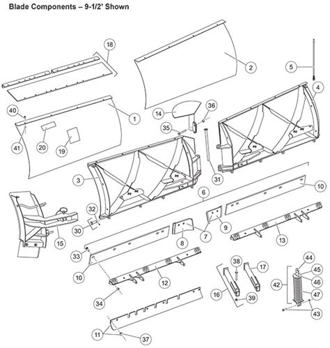 Fisher X Blade Plow Parts Diagram