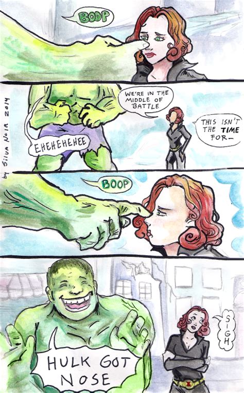 Hulk and Black Widow by silvanoir.deviantart.com on @DeviantArt # ...