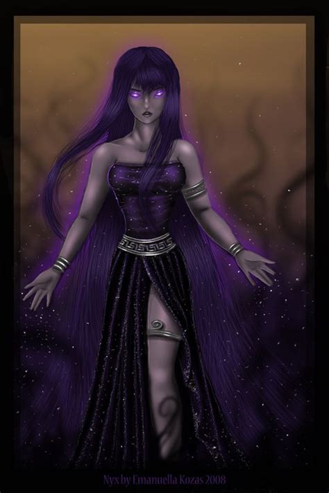 Nyx - Goddess of Night by EmanuellaKozas on deviantART | Goddess, Greek ...