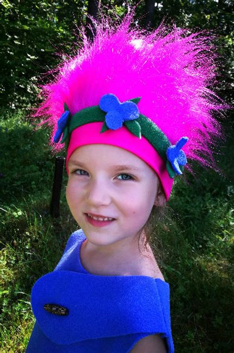 Poppy hair / Trolls hair / Poppy costume / Trolls costume / | Etsy