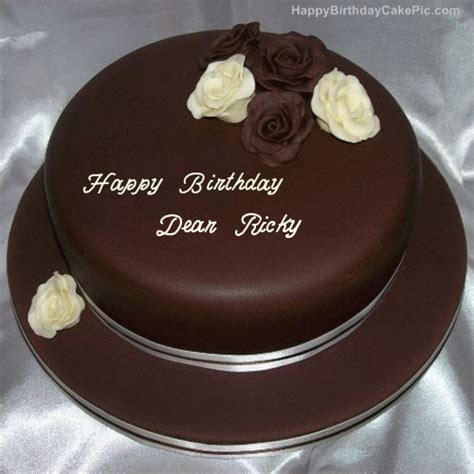 ️ Rose Chocolate Birthday Cake For Dear Ricky