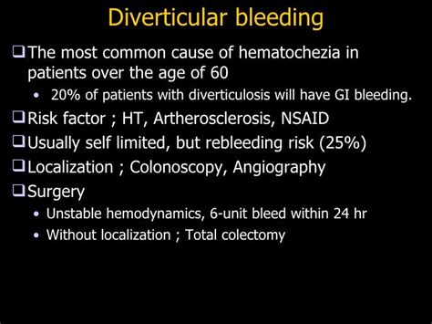 Diverticulitis