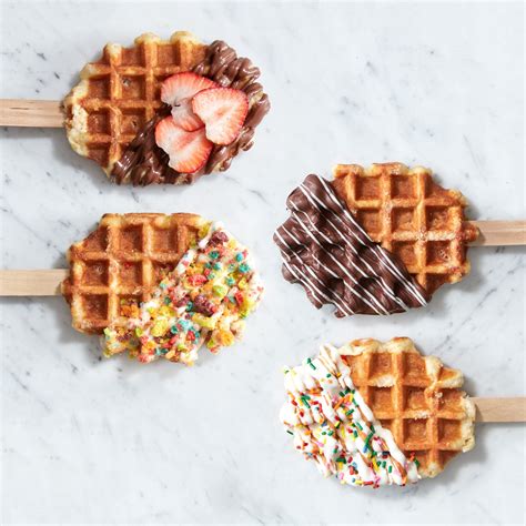 Dipped Dessert Waffles - Recipe