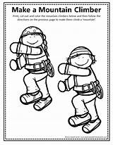 Mountain Climber Coloring Pages sketch template