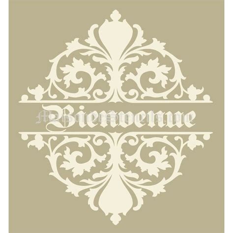 Maison de Stencils | French stencil patterns, French typography, French stencil