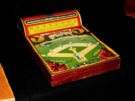 c1928 Great American Baseball Game Vintage Tin Lithograph Toy - from ctyankeeantiques on Ruby Lane