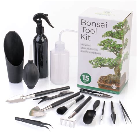 Bonsai Tool Kit | 15pcs Plant Care Tools | Sturdy Gardening & Maintenance Set | eBay