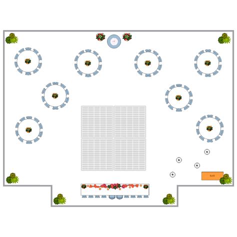 Wedding Reception Layout