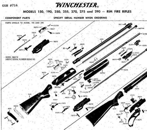 Winchester Model 190 Schematic