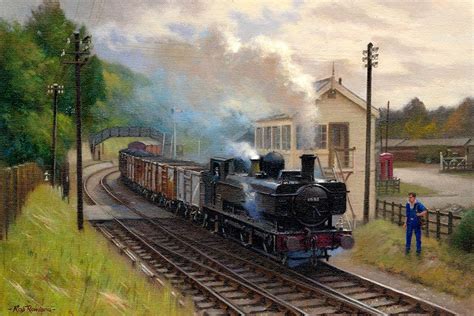 Railway & Landscape Paintings by Rob Rowland GRA Train Theme, Train Art ...