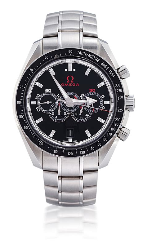 OMEGA, OLYMPIC BEIJING 2008 SPEEDMASTER 5-COUNTER CHRONOGRAPHSTAINLESS ...