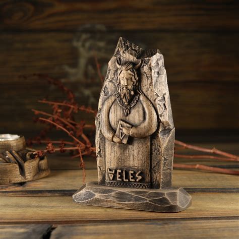 Slavic Mythology Veles Statue Slavic Pagan Pagan Gods Wood - Etsy