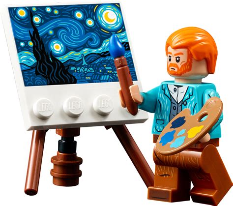 LEGO Ideas 21333 Starry Night - by Vincent Van Gogh - R53HU-24 - The Brothers Brick | The ...