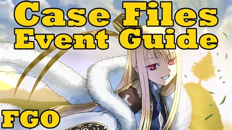 Event Guide: Lady Reines's Case Files - FGO - YouTube