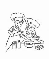 Baking Coloring Sheets Pages sketch template