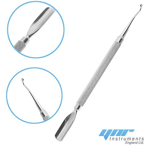 YNR® Nail Curette Combo Tool Spoon Cuticle Pusher Ball Scoop Manicure Pedicure | eBay