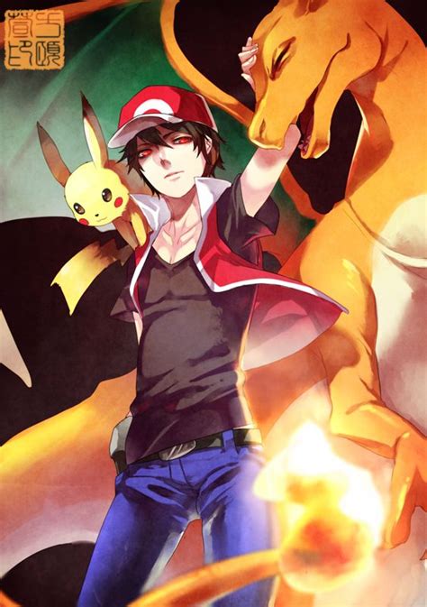 Trainer Red by pluehunter on deviantART | Pokemon red, Pokemon, Pokemon trainer red