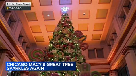 Macy's Chicago tree lighting: Holiday cheer illuminates historic Walnut ...