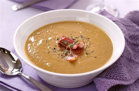 Chestnut and bacon soup | British Recipes | GoodtoKnow