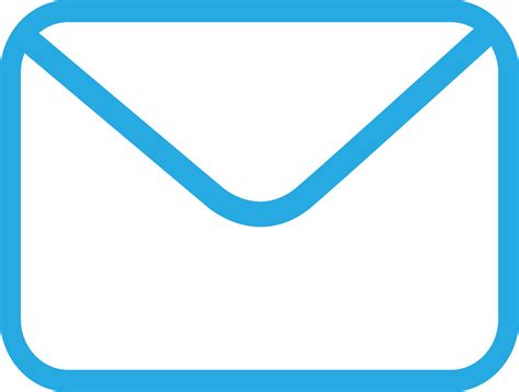 Email Icon Png Blue