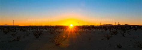 Take beautiful nature pictures during desert sunrise