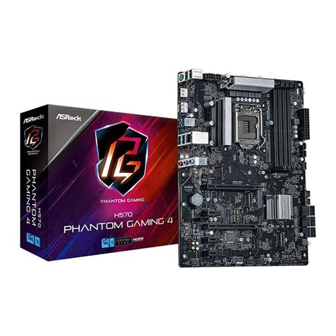 Placa Mae ASRock H570 Phantom Gaming 4, DDR4, Socket LGA1200, ATX, Chipset Intel H570, H570 ...