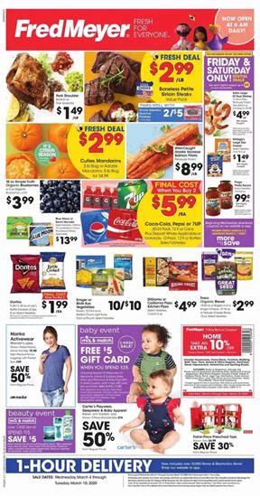 Fred Meyer Ad Digital Coupons Mar 4 - 10, 2020 - WeeklyAds2