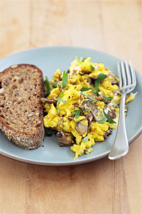 Scrambled Eggs With Mushrooms and Goat Cheese | POPSUGAR Food