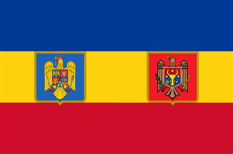 Union of Romania and Moldova : r/vexillology