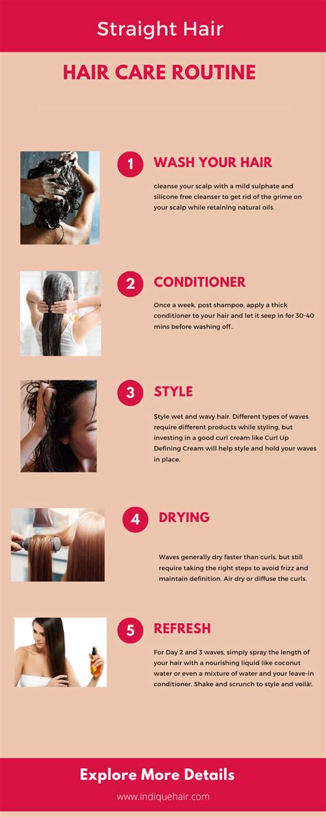 Straight Hair Care Routine - Indique Hair | Straight hair tips, Natural ...