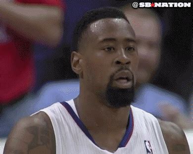 DeAndre Jordan Face After Dunk on Brandon Knight | Gifrific