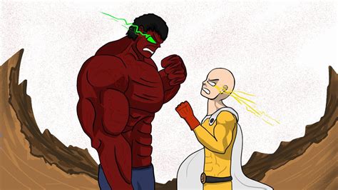 Hulk Vs Saitama | Epic fight | Fan animation - YouTube