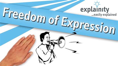 Freedom of Expression explained (explainity® explainer video) - YouTube